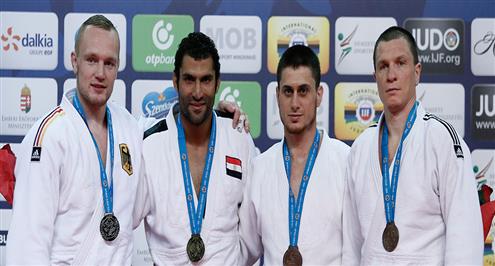 رمضان درويش يفوز ببرونزية بطولة العالم لأساتذة الجودو